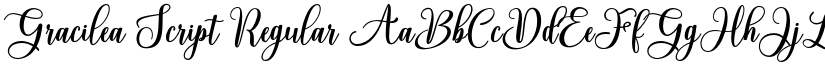 Gracilea Script Regular font