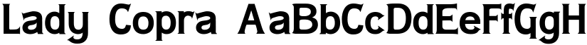 Lady Copra font