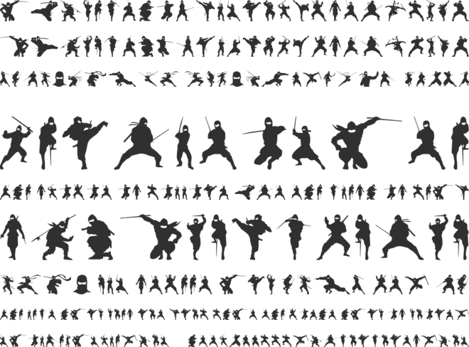 Barrel of Ninjas font preview