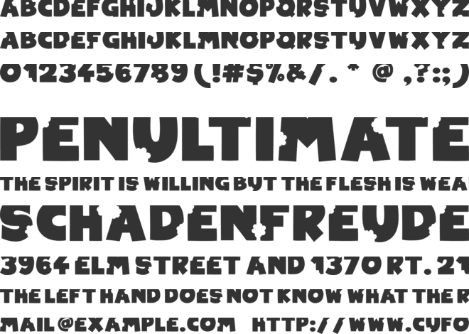 Forbidden Fruit font preview