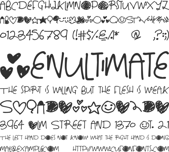 Lovely Grooves 2 font preview