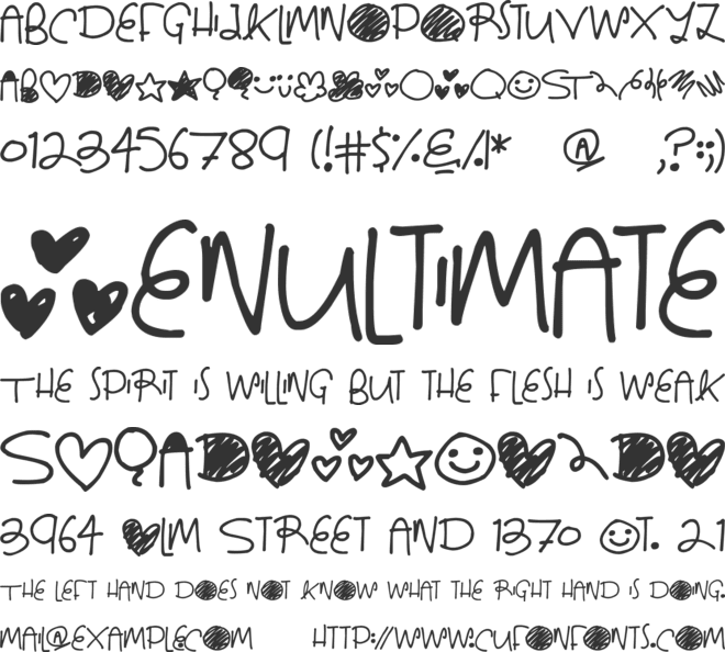 Lovely Grooves 2 font preview