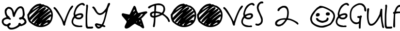 Lovely Grooves 2 Regular font