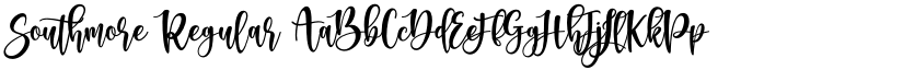 Southmore Regular font