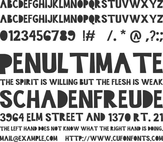 Flower Glory font preview