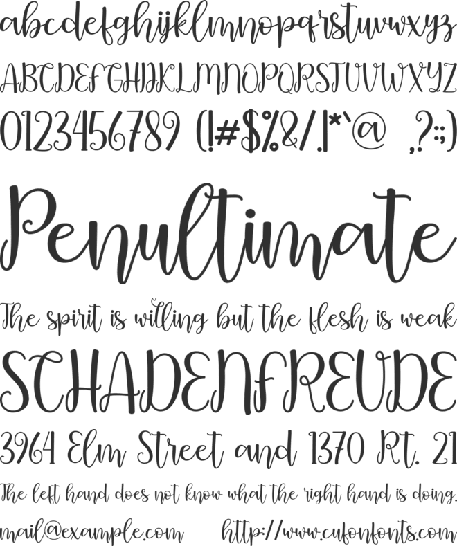 Christfully - Personal Use font preview