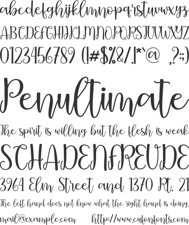 Christfully - Personal Use font preview