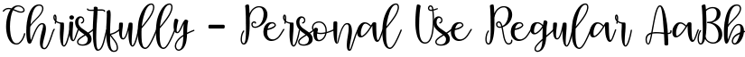 Christfully - Personal Use font download
