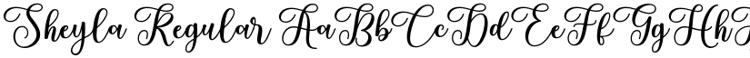Sheyla Regular font