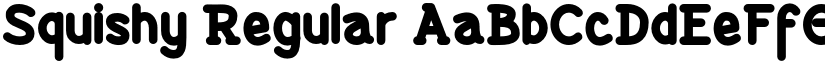 Squishy Regular font