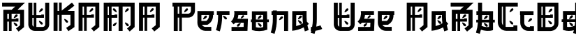 BUKAMA font download