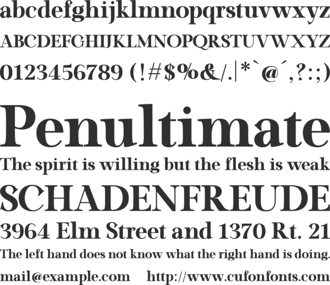 Raylig font preview