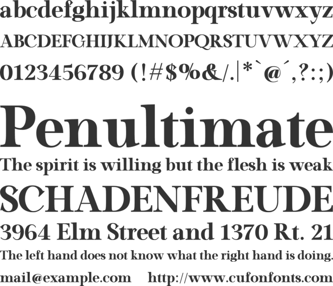 Raylig font preview