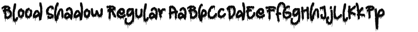 Blood Shadow font download