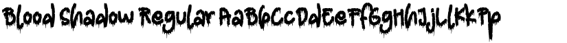 Blood Shadow font download