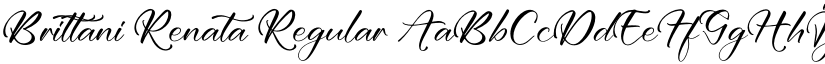 Brittani Renata font download