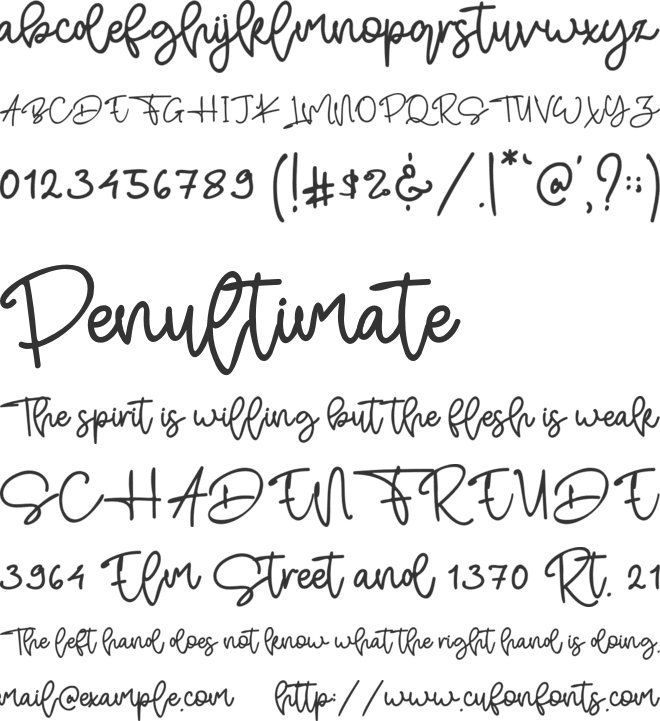 Ocean Wave font preview