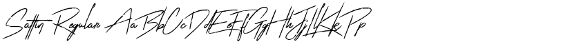 Sattin Regular font
