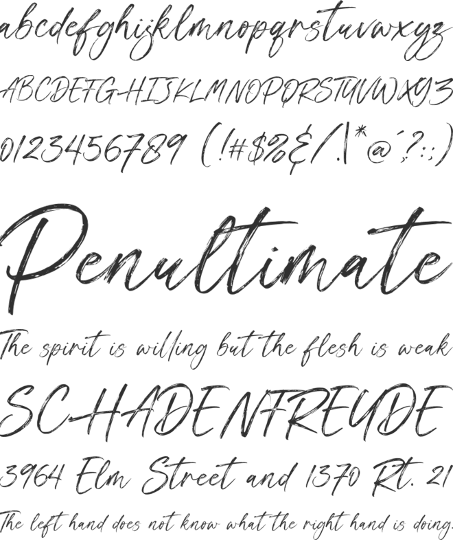 Frasell - Personal Use font preview