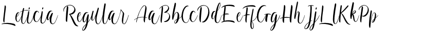 Leticia font download
