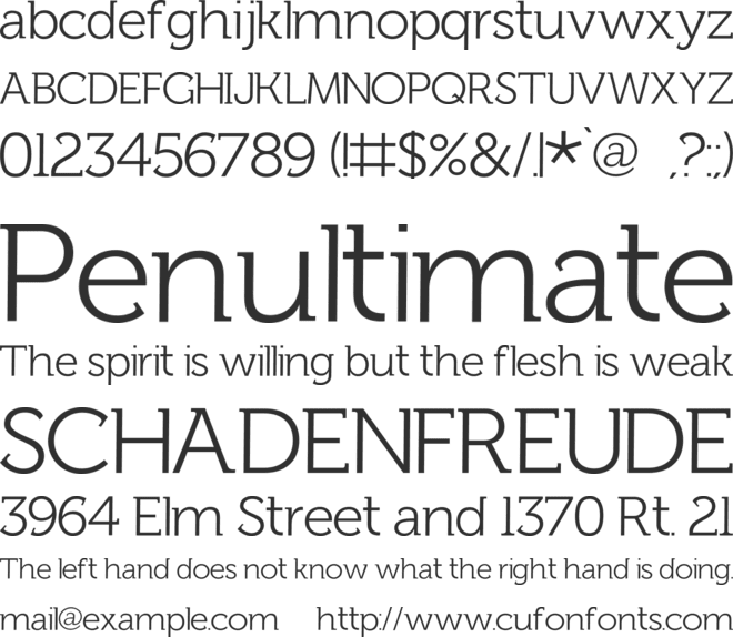 Fh Lentil font preview