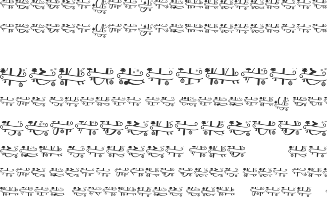 Stunning Christmas Monogram font preview