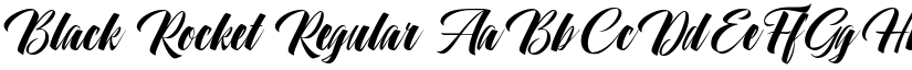 Black Rocket Regular font