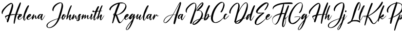 Helena Johnsmith font download