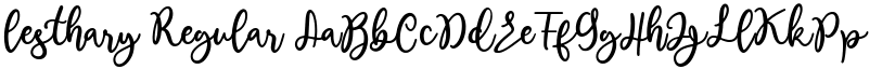 lesthary Regular font