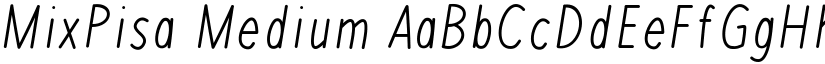 MixPisa font download