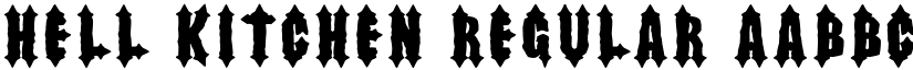 Hell Kitchen Regular font