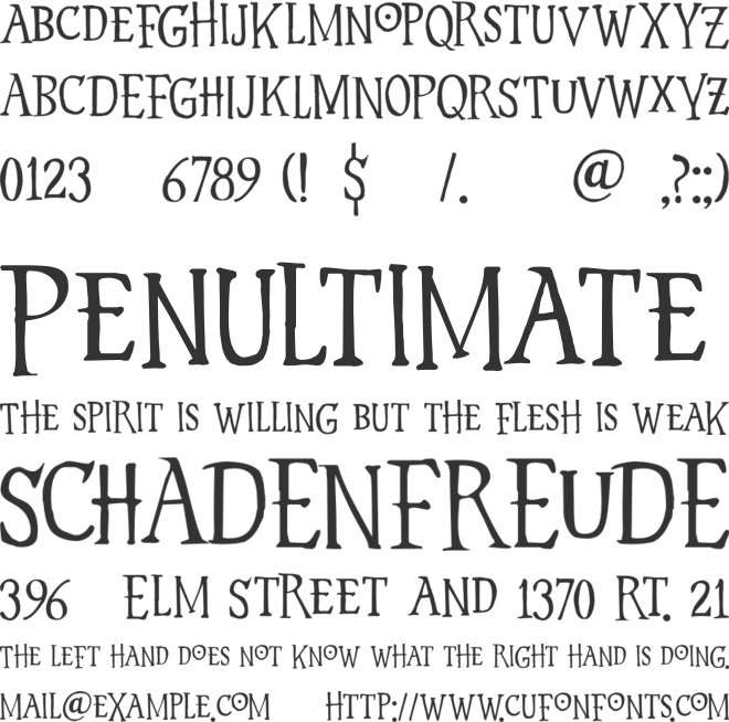 Hyldemoer DEMO font preview