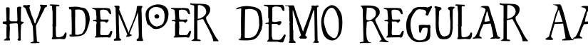 Hyldemoer DEMO Regular font