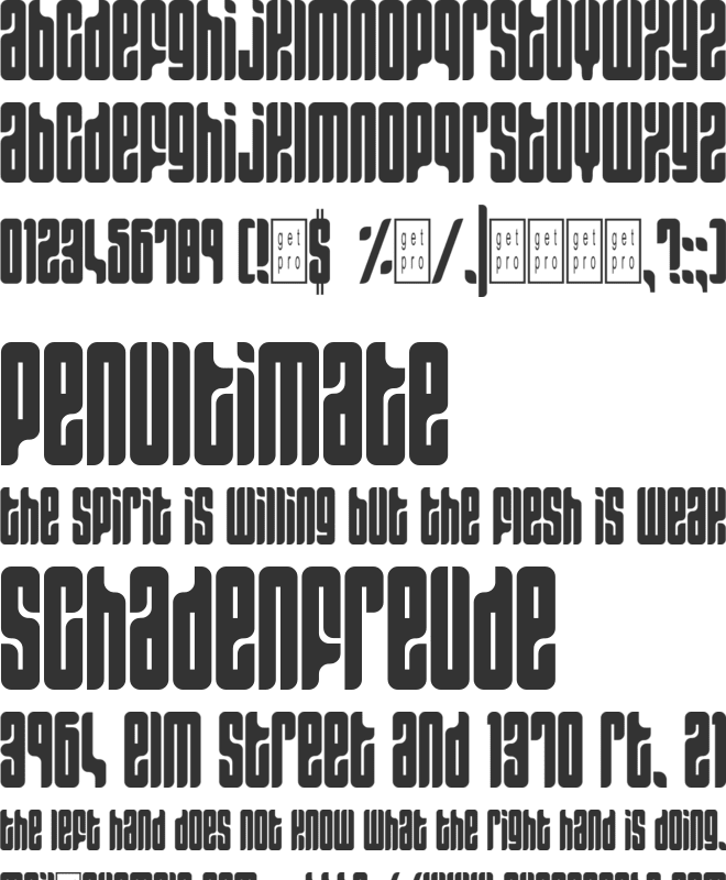 Samatya font preview