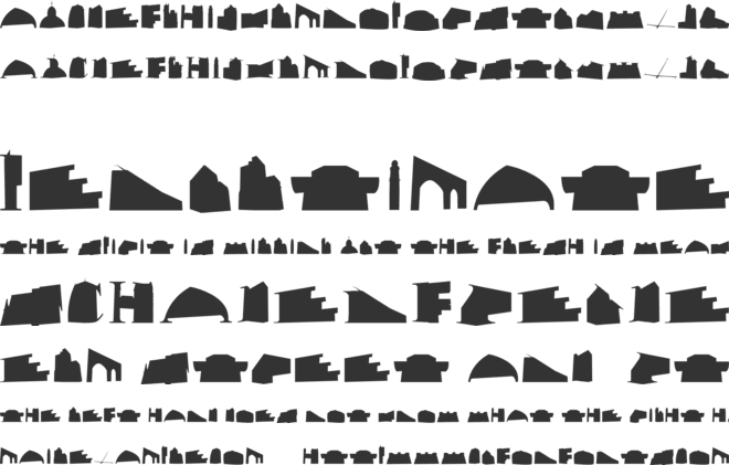 Mancitecture font preview