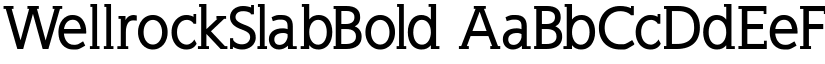 WellrockSlabBold font