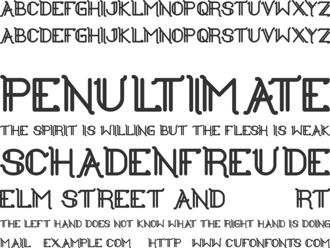 the greatest high font preview