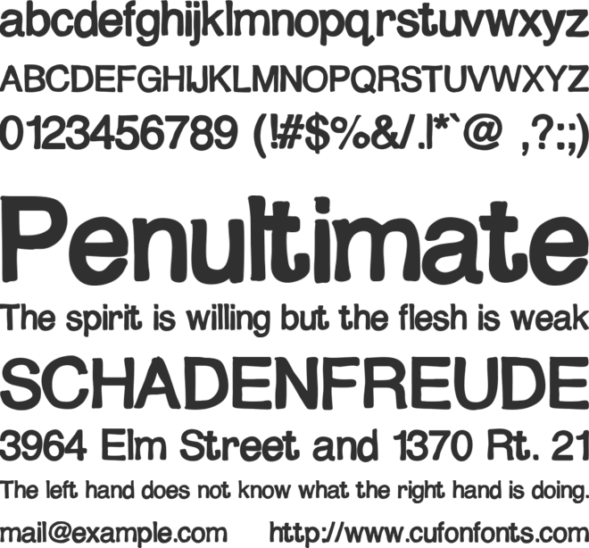 MixShaded font preview