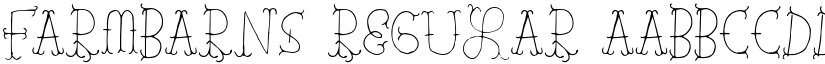 FarmBarns font download