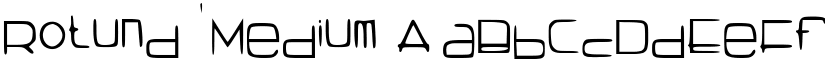Rotund Medium font