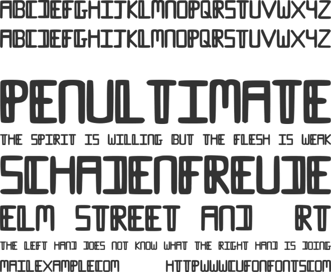 Karabey font preview