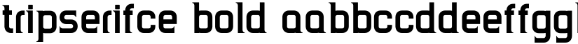 TripSerifCE Bold font