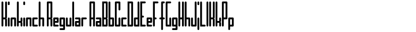 Kinkinch Regular font
