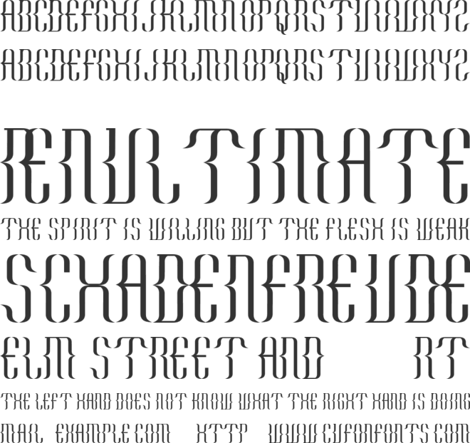 KURAWAL font preview