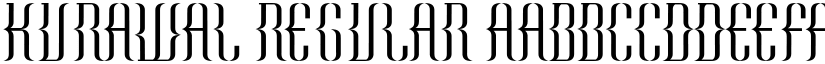 KURAWAL Regular font