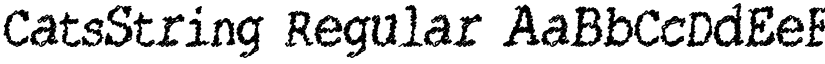 CatsString font download