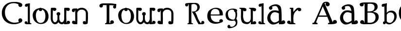 Clown Town Regular font