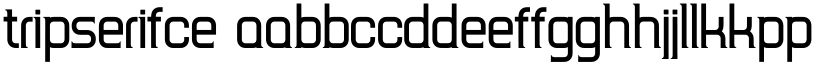 TripSerifCE font