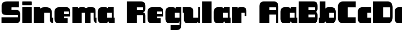 Sinema Regular font