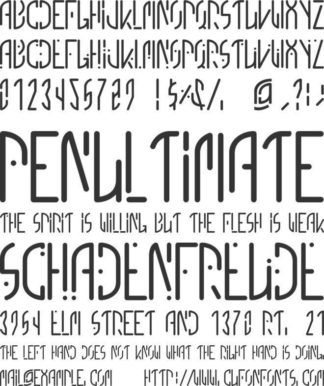 You font preview